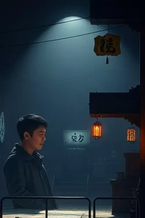 《冬天的银鱼》竖版海报:结冰河面与远处独行的身影
