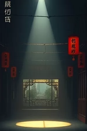 《晚风写诗》竖版海报:逆光中的天台与飘起的稿纸